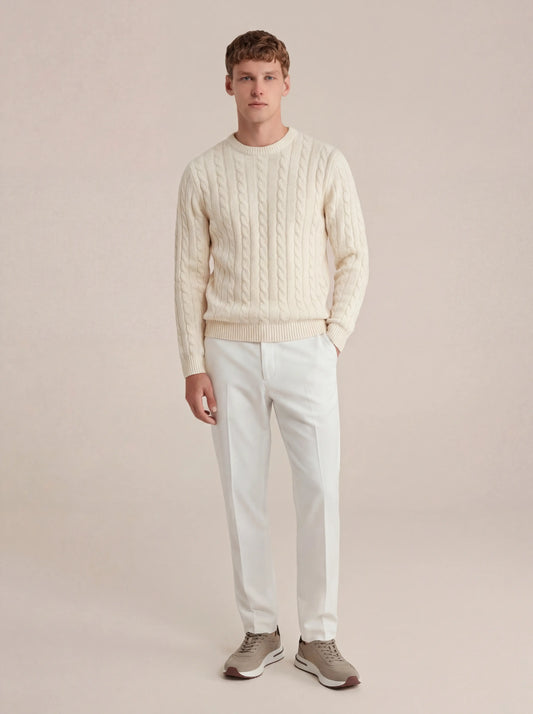 Como Cashmere Knit Beige