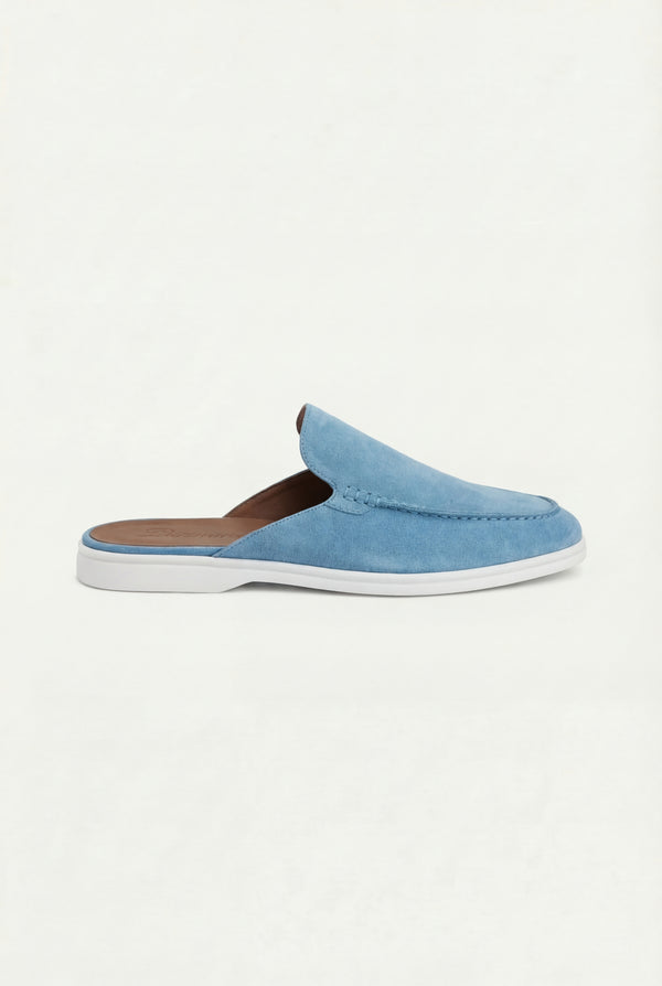 Yacht Suède Mule Light Blue