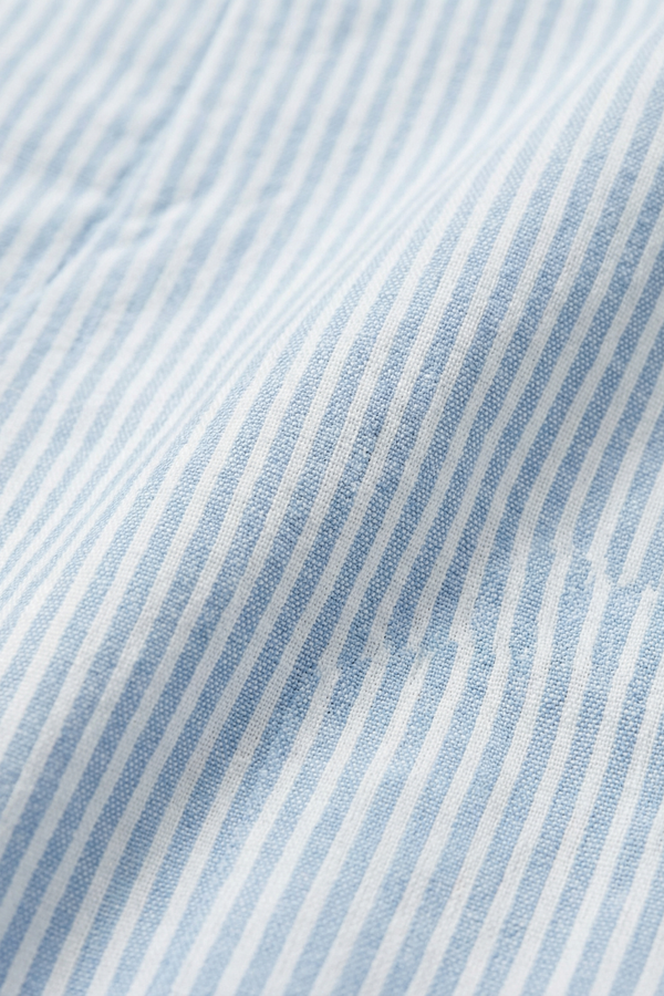 Seersucker Trousers Light Blue