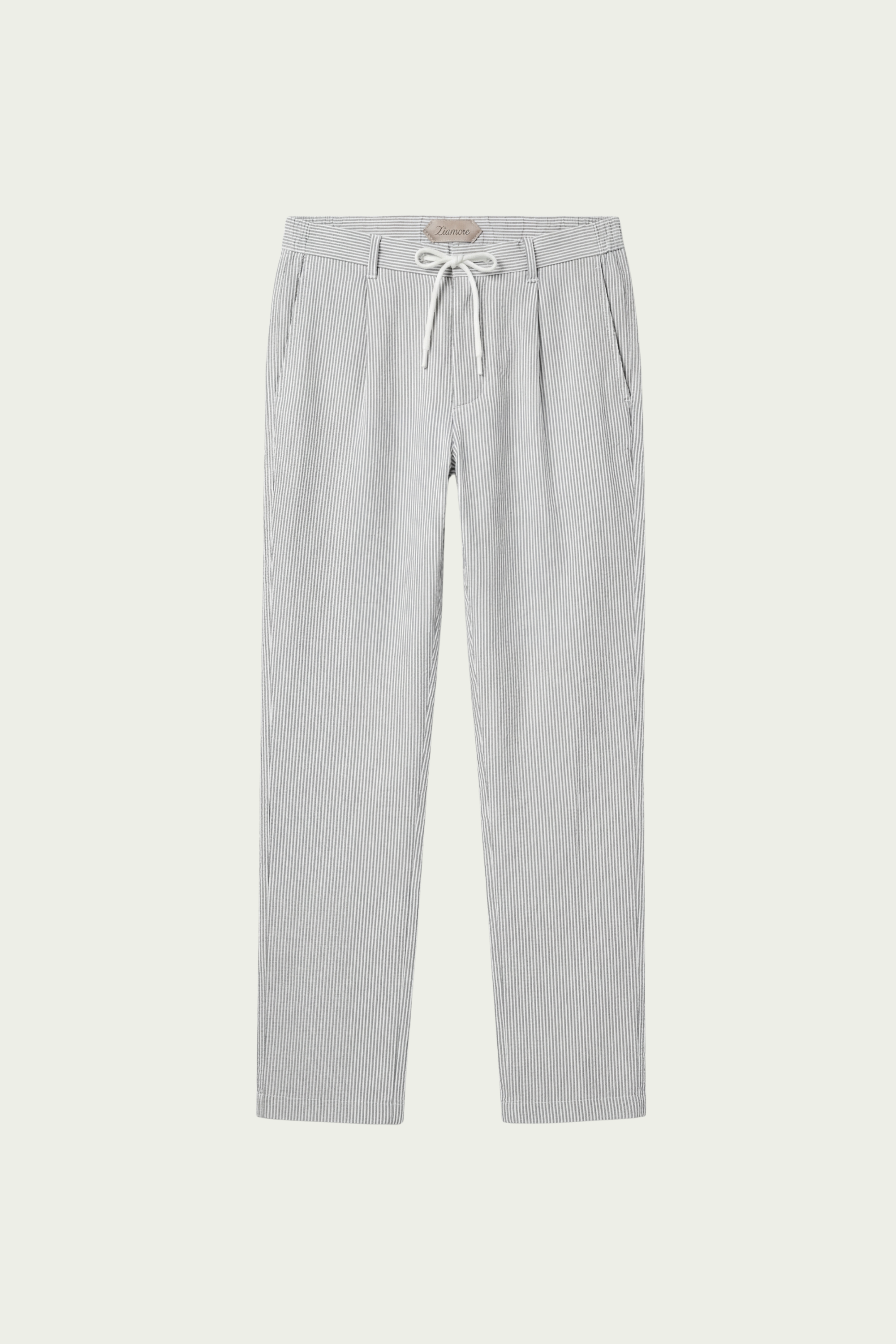 Seersucker Trousers Light Green