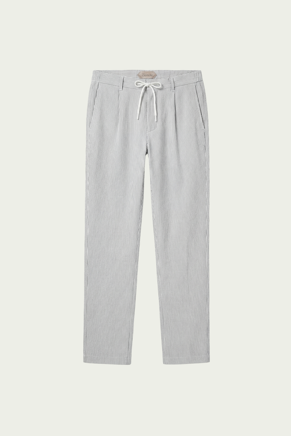 Seersucker Trousers Light Green