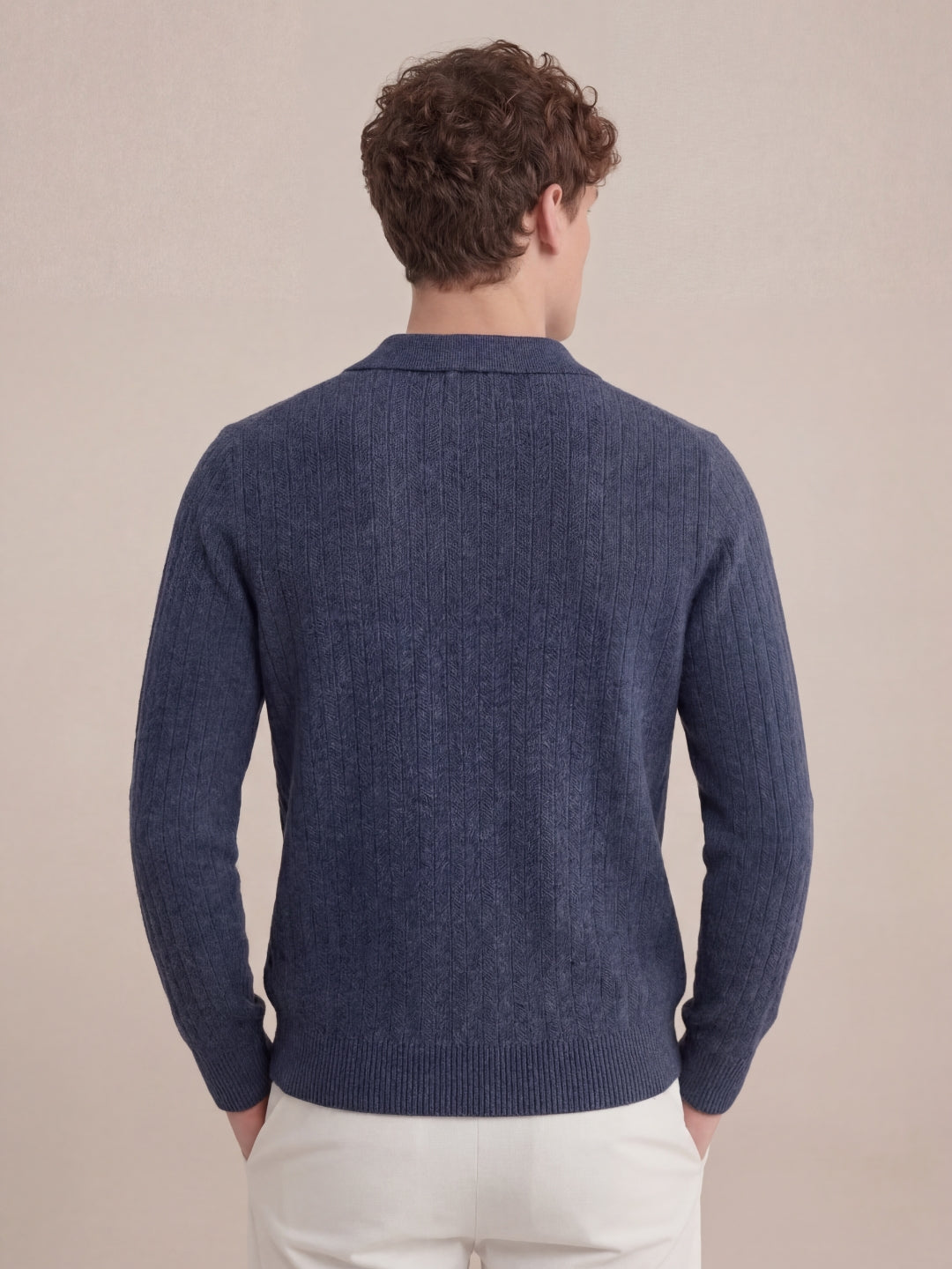 Milano Knit Polo Navy