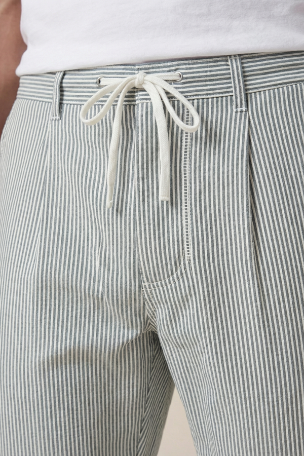 Seersucker Trousers Green