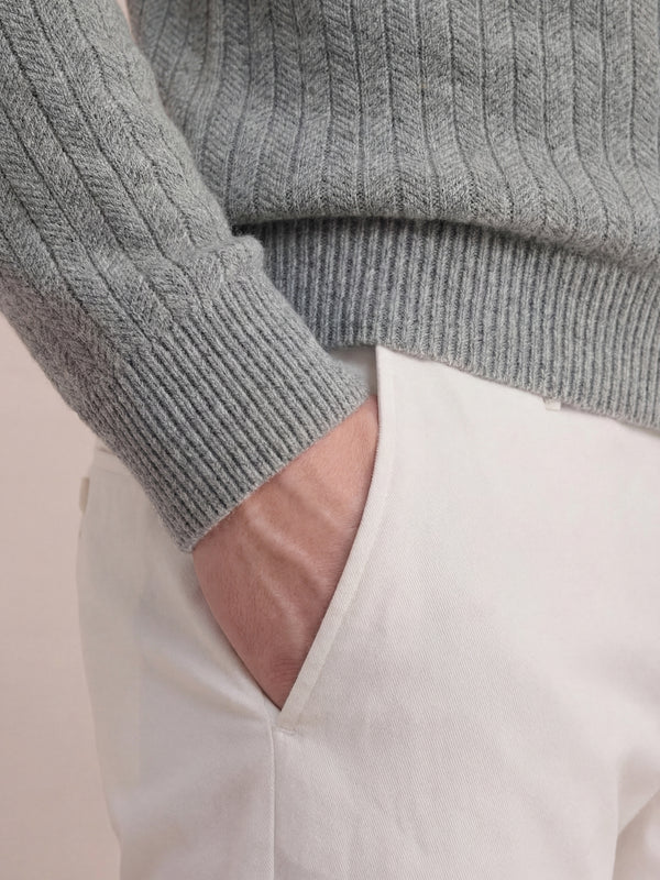 Milano Knit Polo Grey