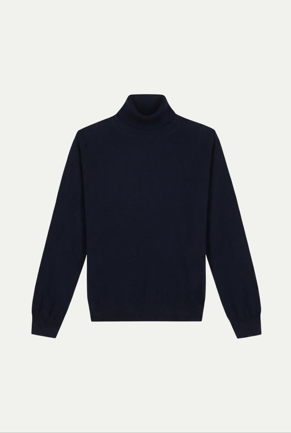 Amalfi Extrafine Rollneck Navy