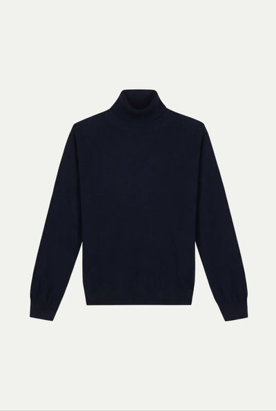 Amalfi Extrafine Rollneck Navy