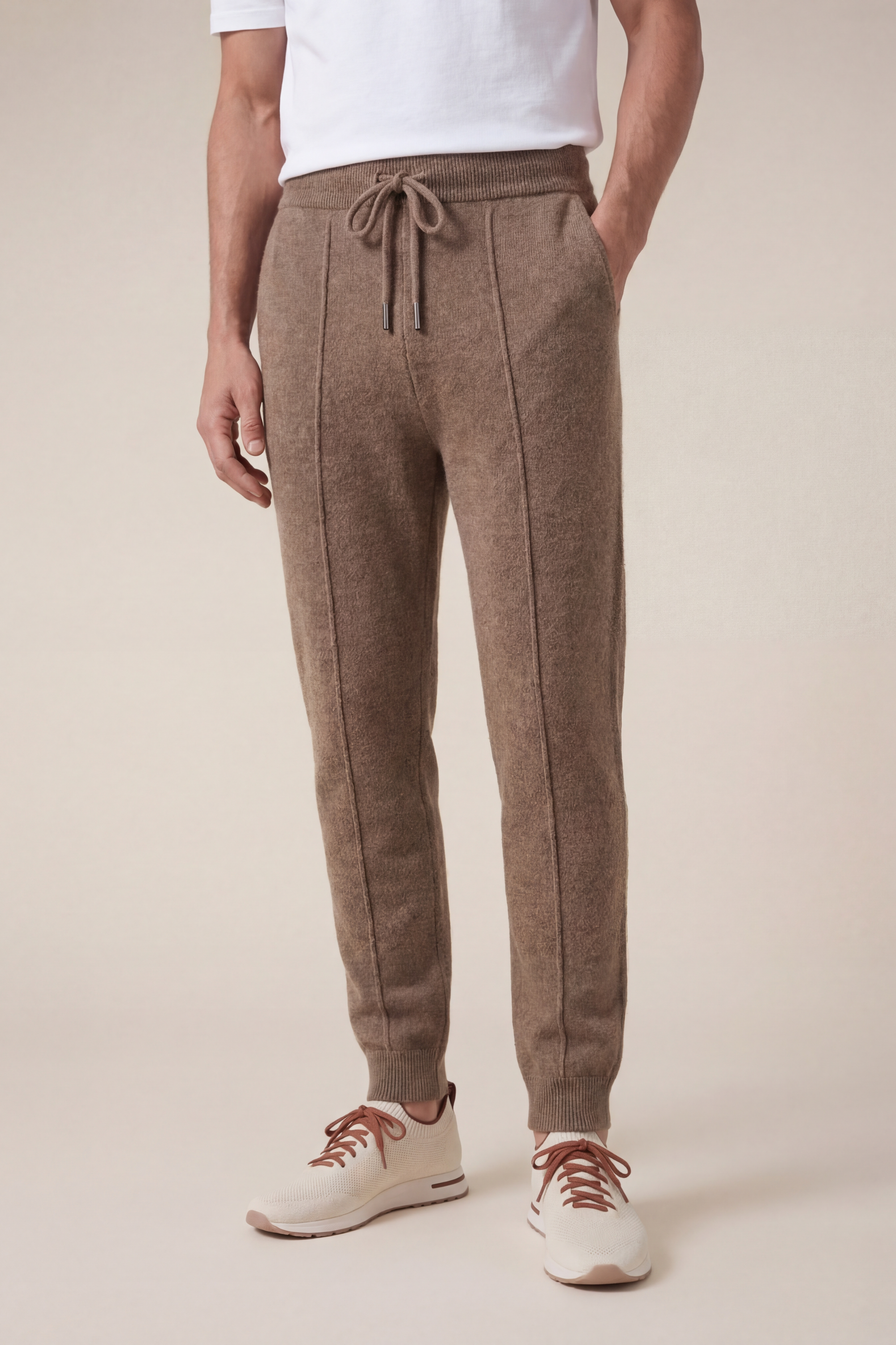 Sartore Cashmere Trousers Brown