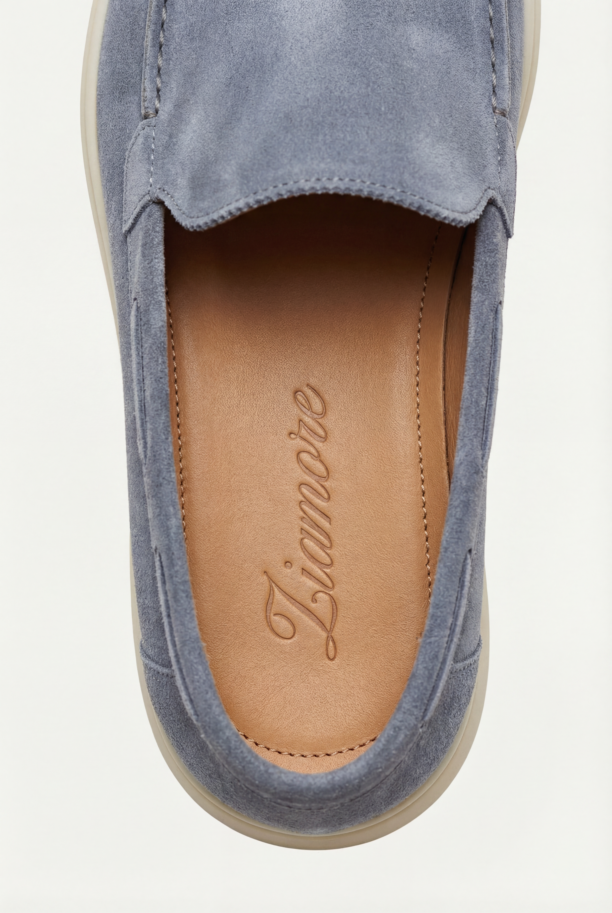 Amalfi Classic Suède Loafer Baby Blue