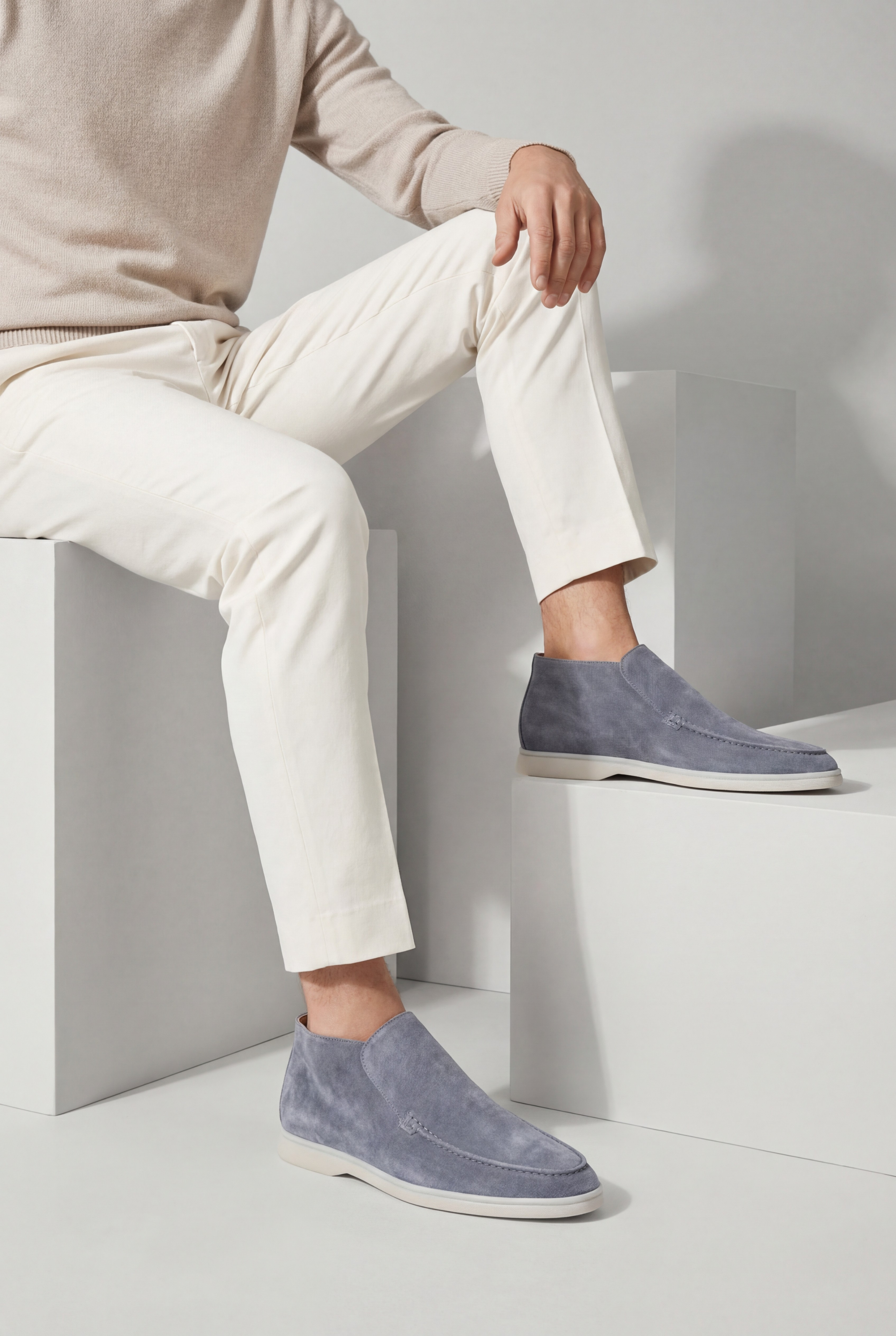 Amalfi City Loafer Baby Blue