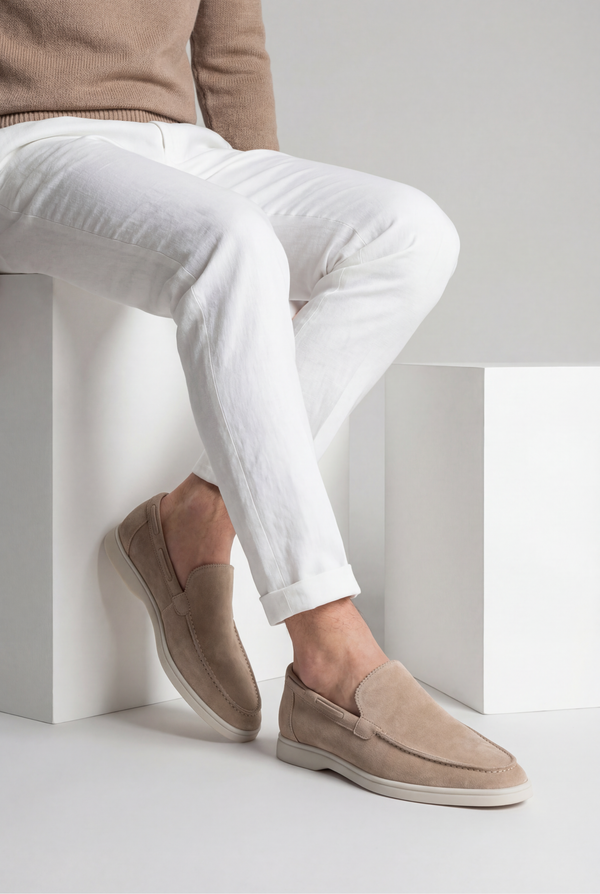 Amalfi Classic Suède Loafer Beige