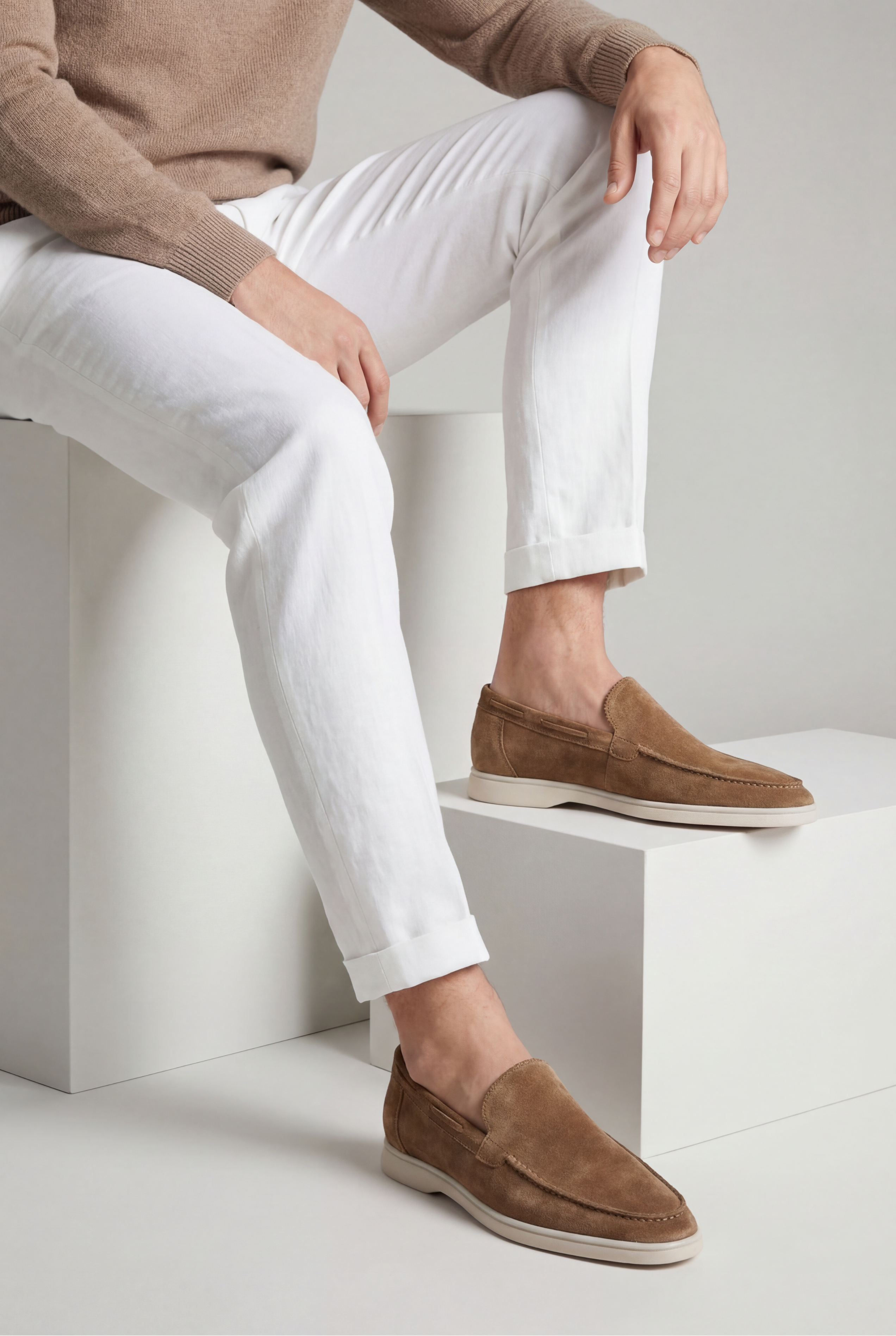 Amalfi Classic Suède Loafer Desert