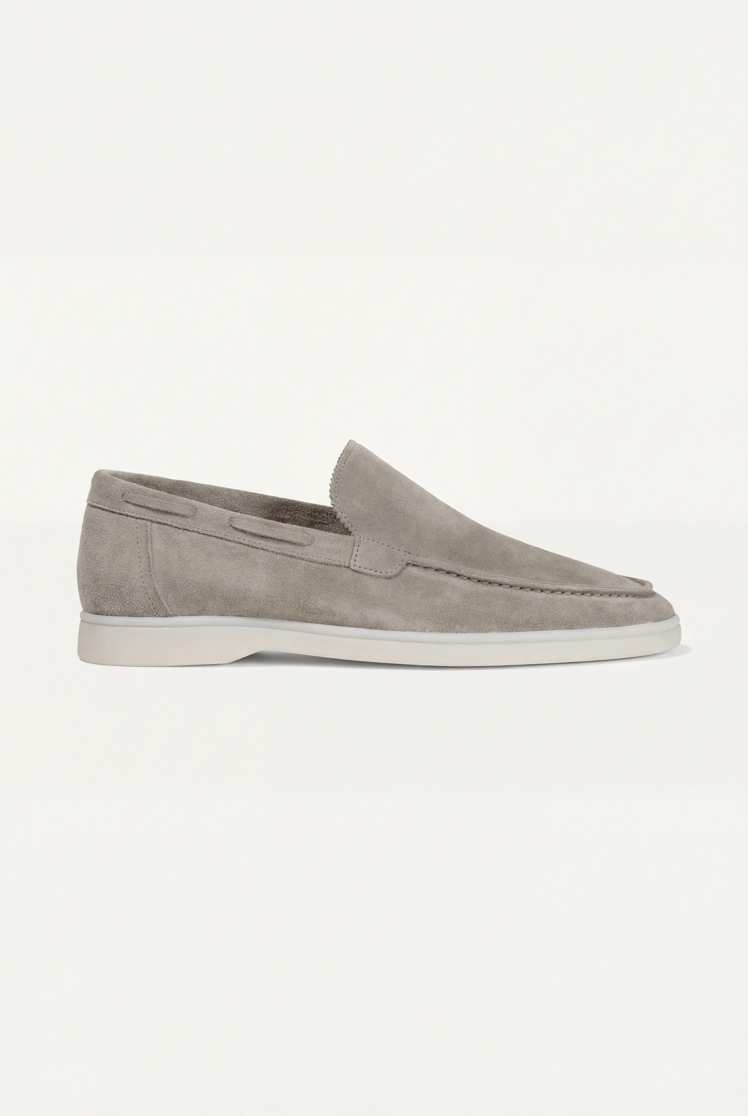 Amalfi Classic Suède Loafer Light Gray