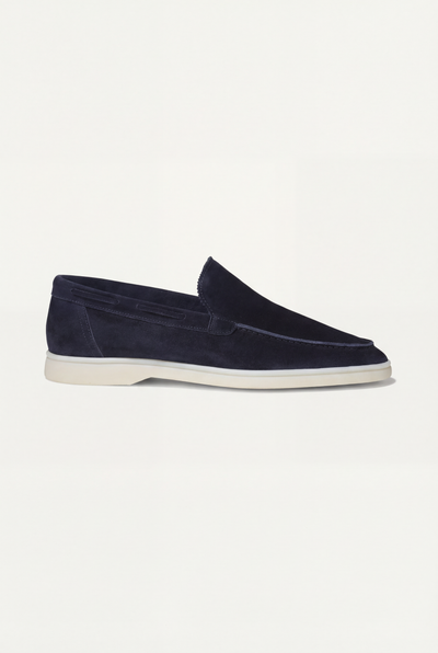 Amalfi Classic Suède Loafer Navy Blue
