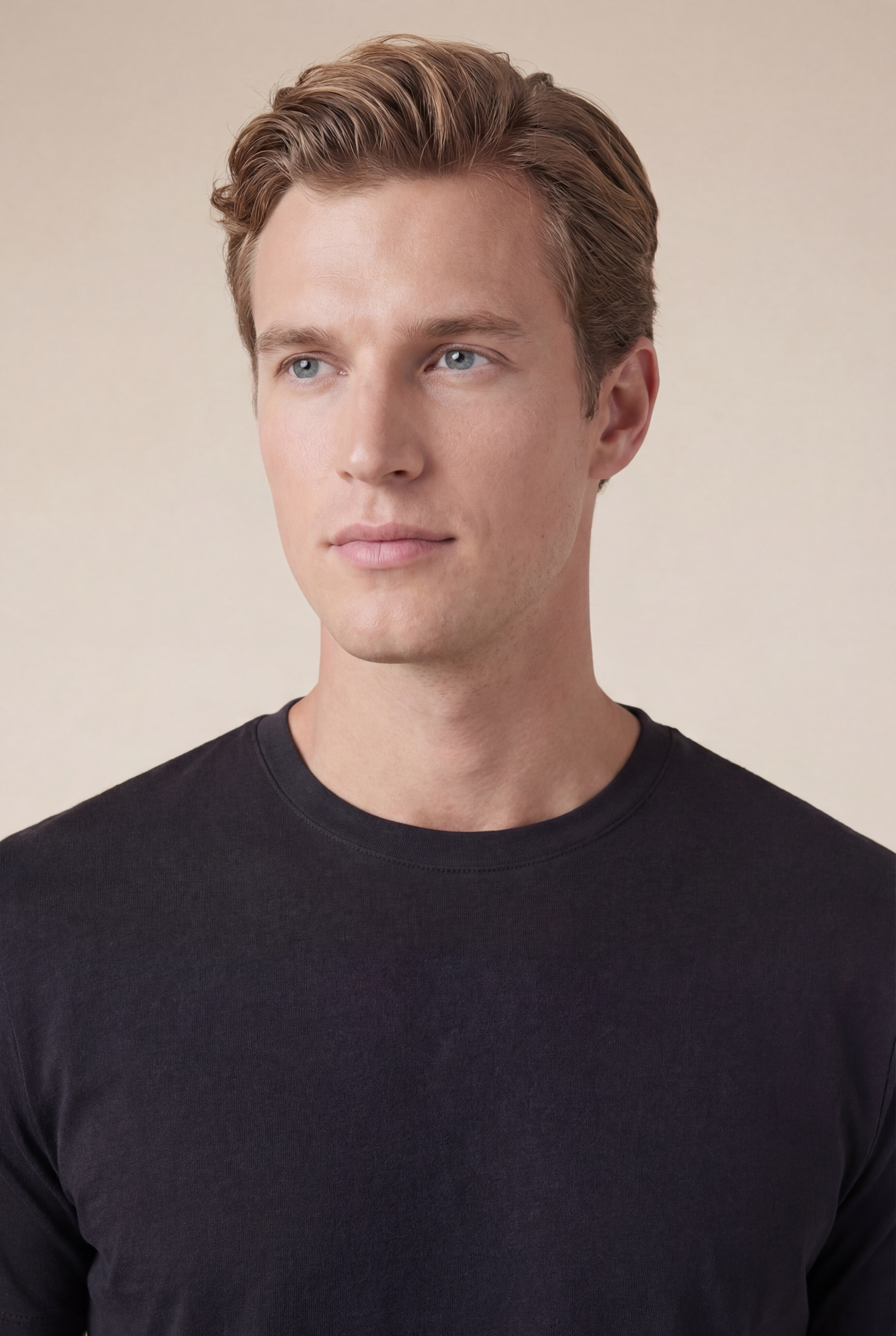 Amalfi Linen Tee Black