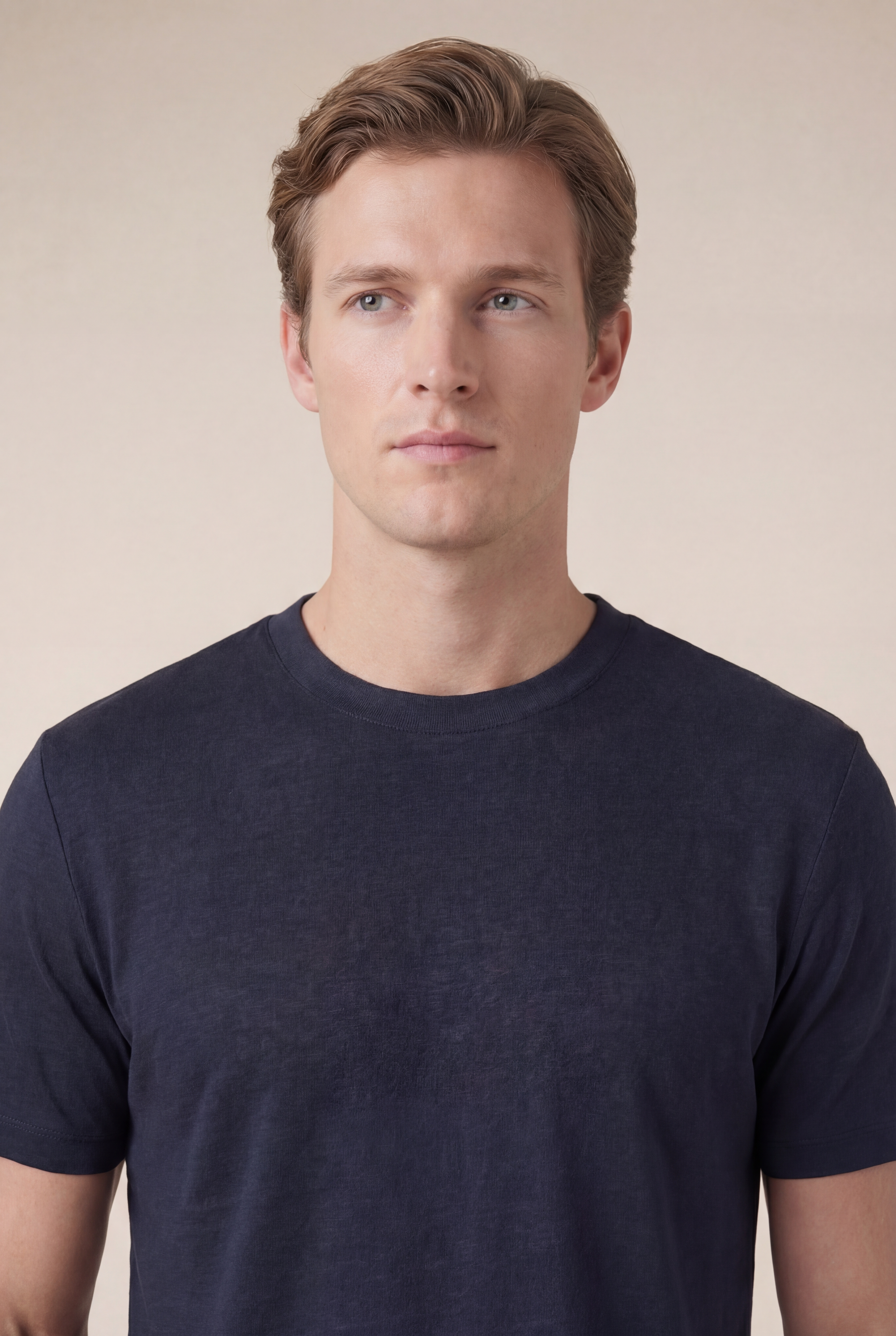 Amalfi Linen Tee Navy