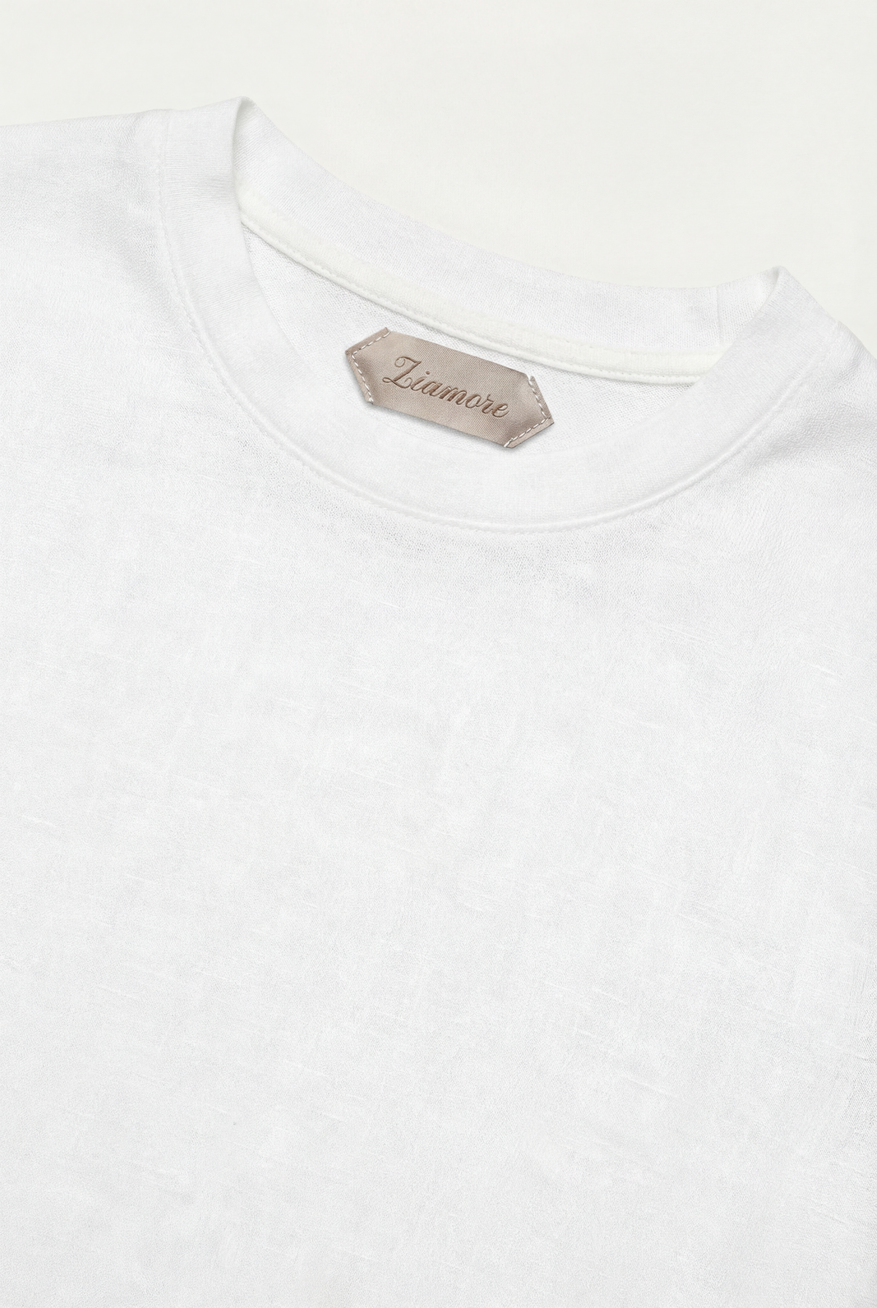 Amalfi Linen Tee White