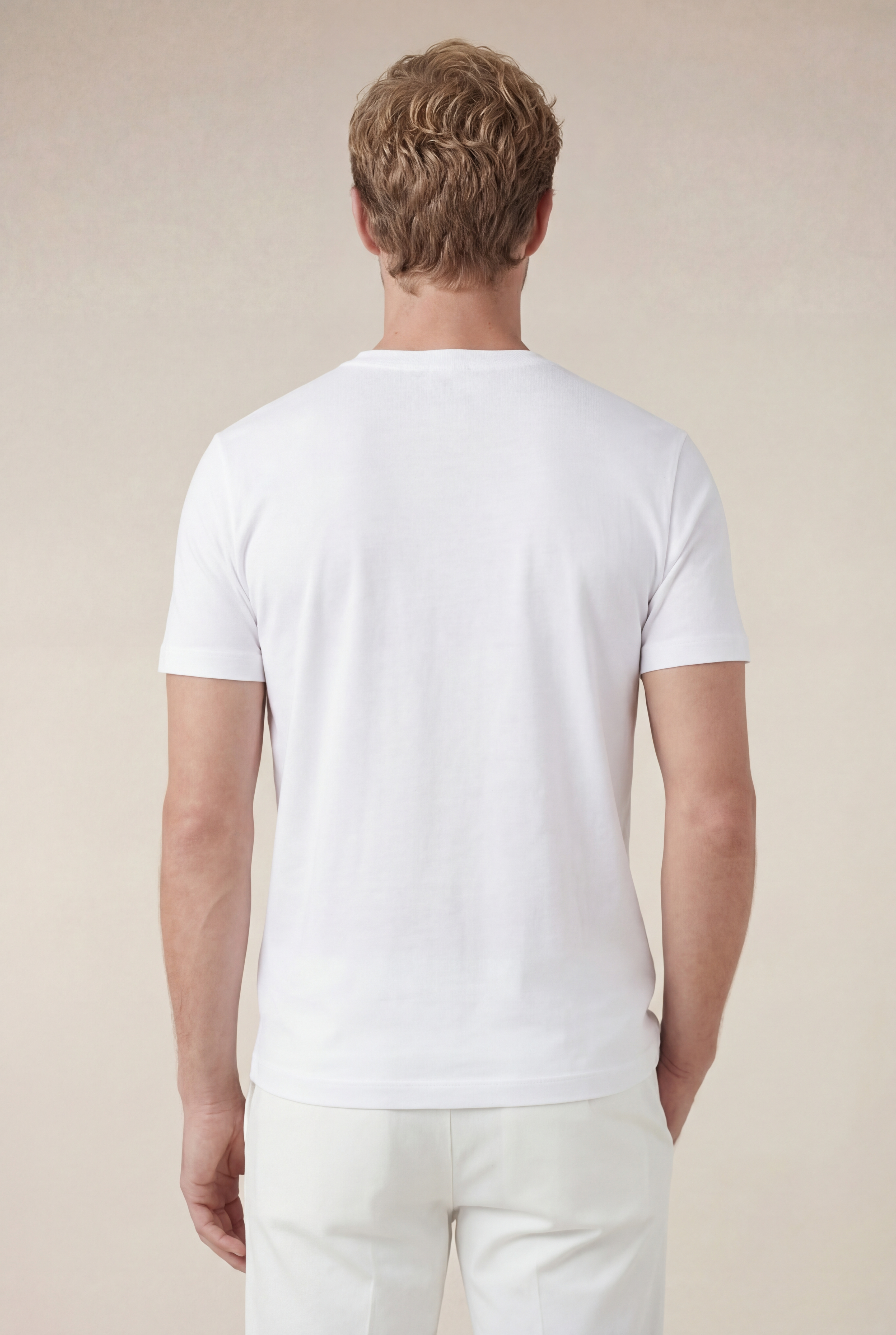 Amalfi Linen Tee White