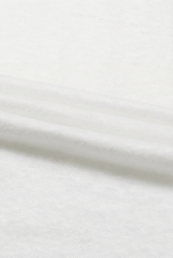 Amalfi Linen Tee White