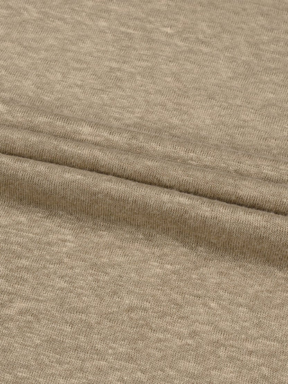 Linen City T-shirt Dark Taupe