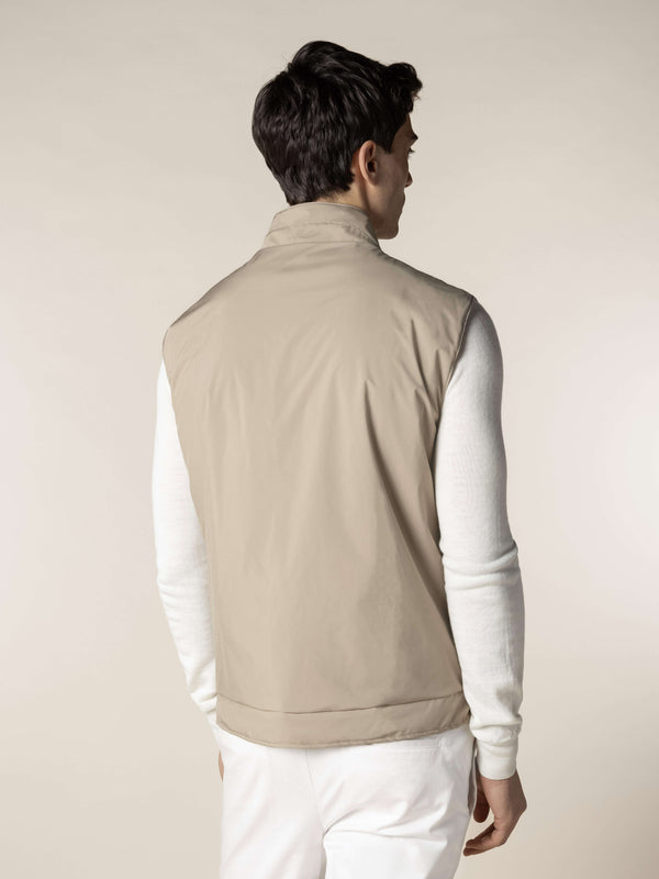 Reversible Resort Body Warmer Beige