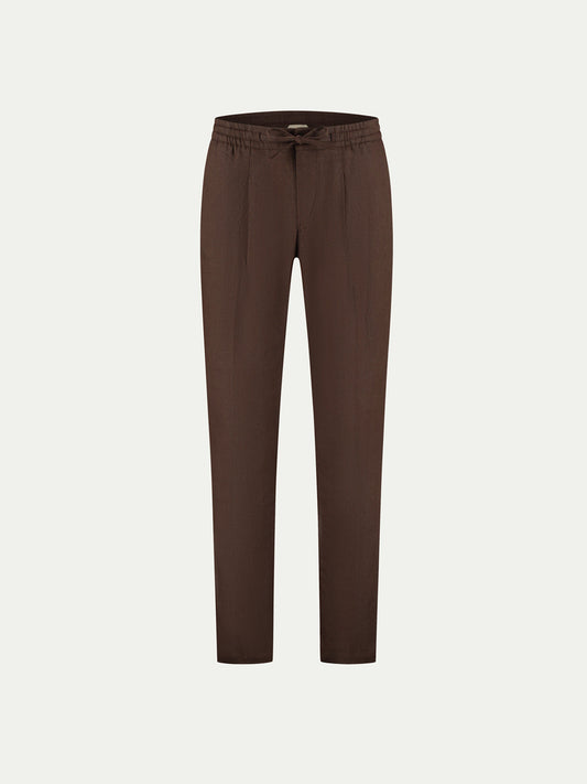 Linen Seaside Pants Chocolate