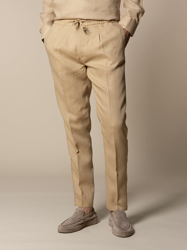 Linen Seaside Pants Nut