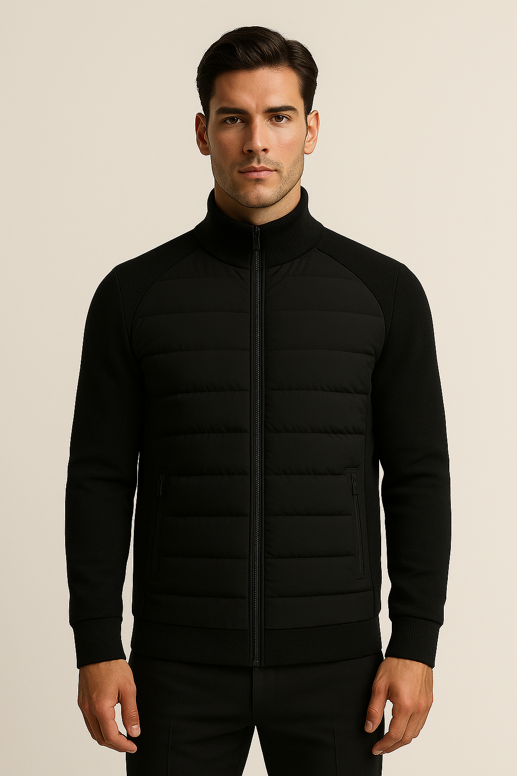 Bellori Wool Padded Jacket Black 1
