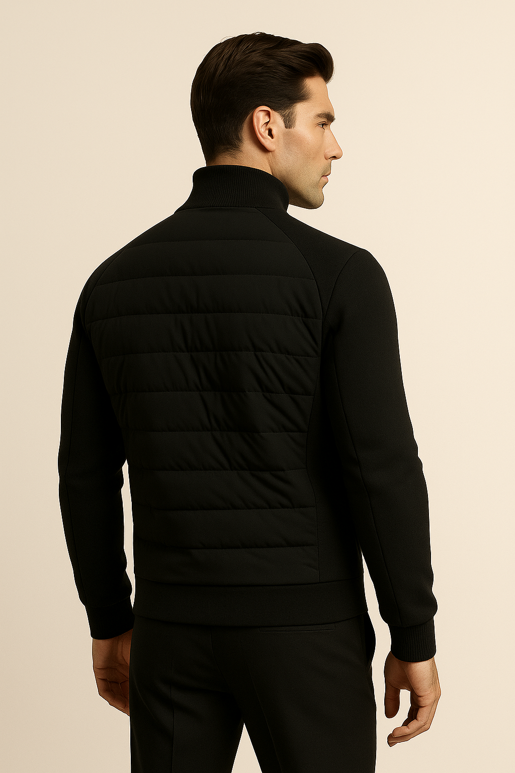 Bellori Wool Padded Jacket Black 2
