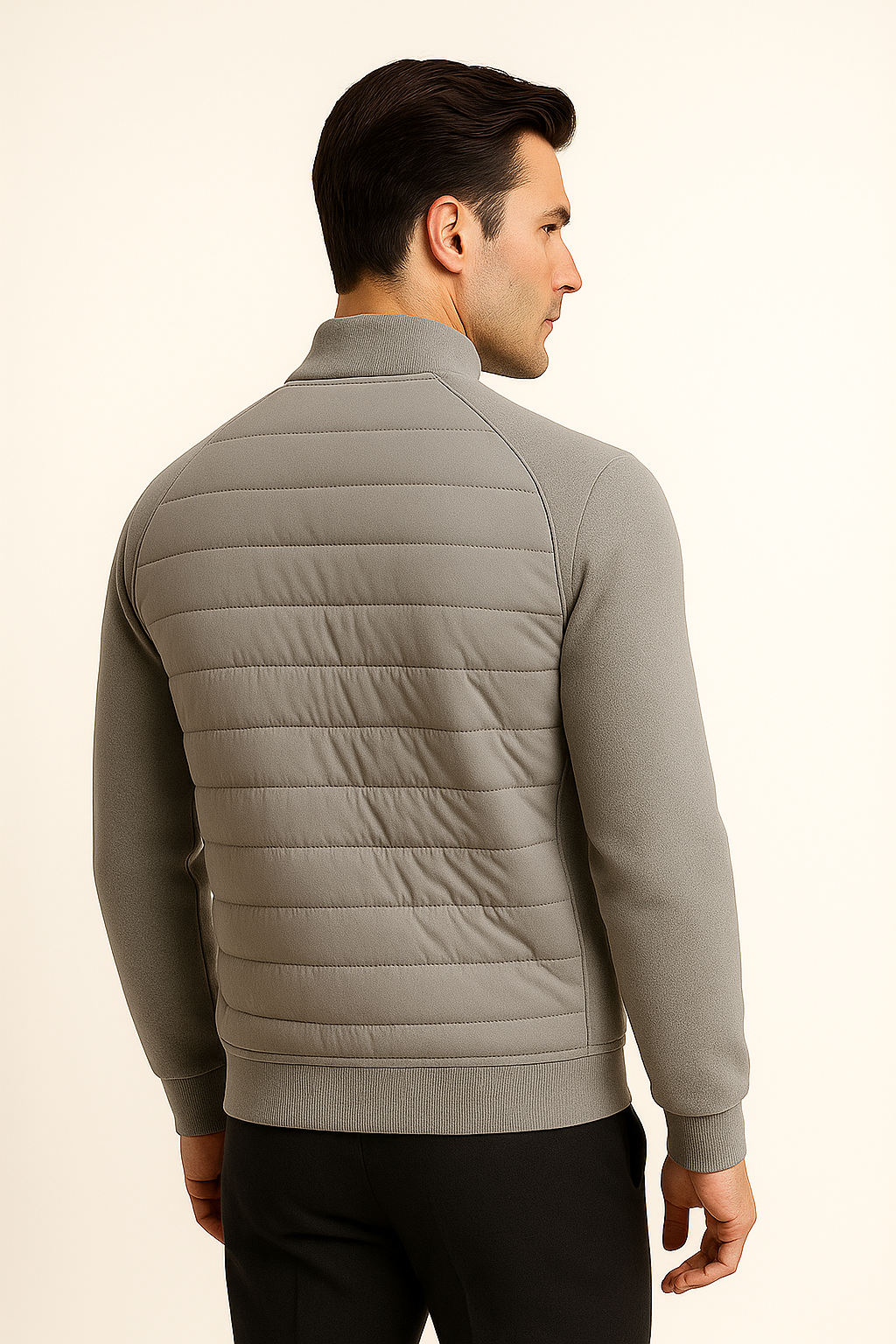 Bellori Wool Padded Jacket Grey 2