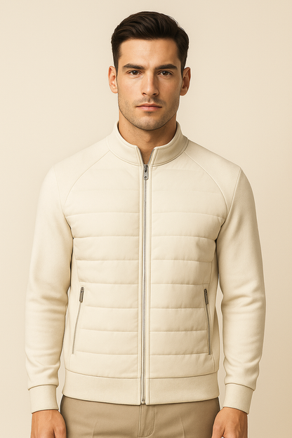 Bellori Wool Padded Jacket Ivory 1