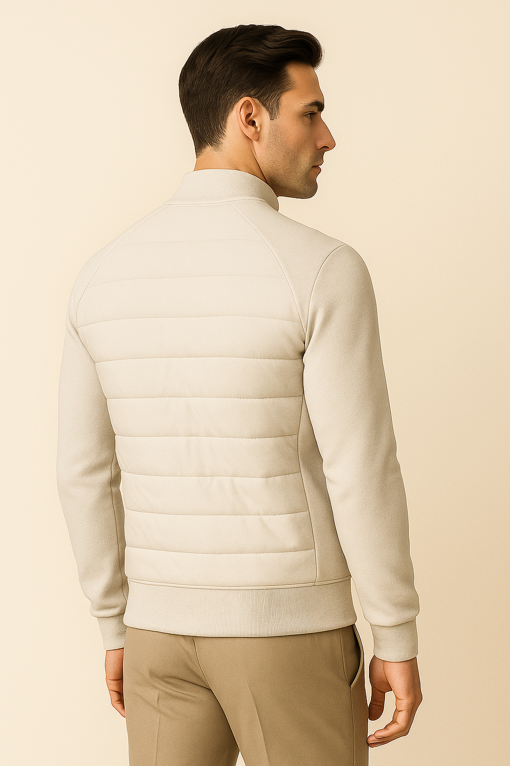 Bellori Wool Padded Jacket Ivory 2
