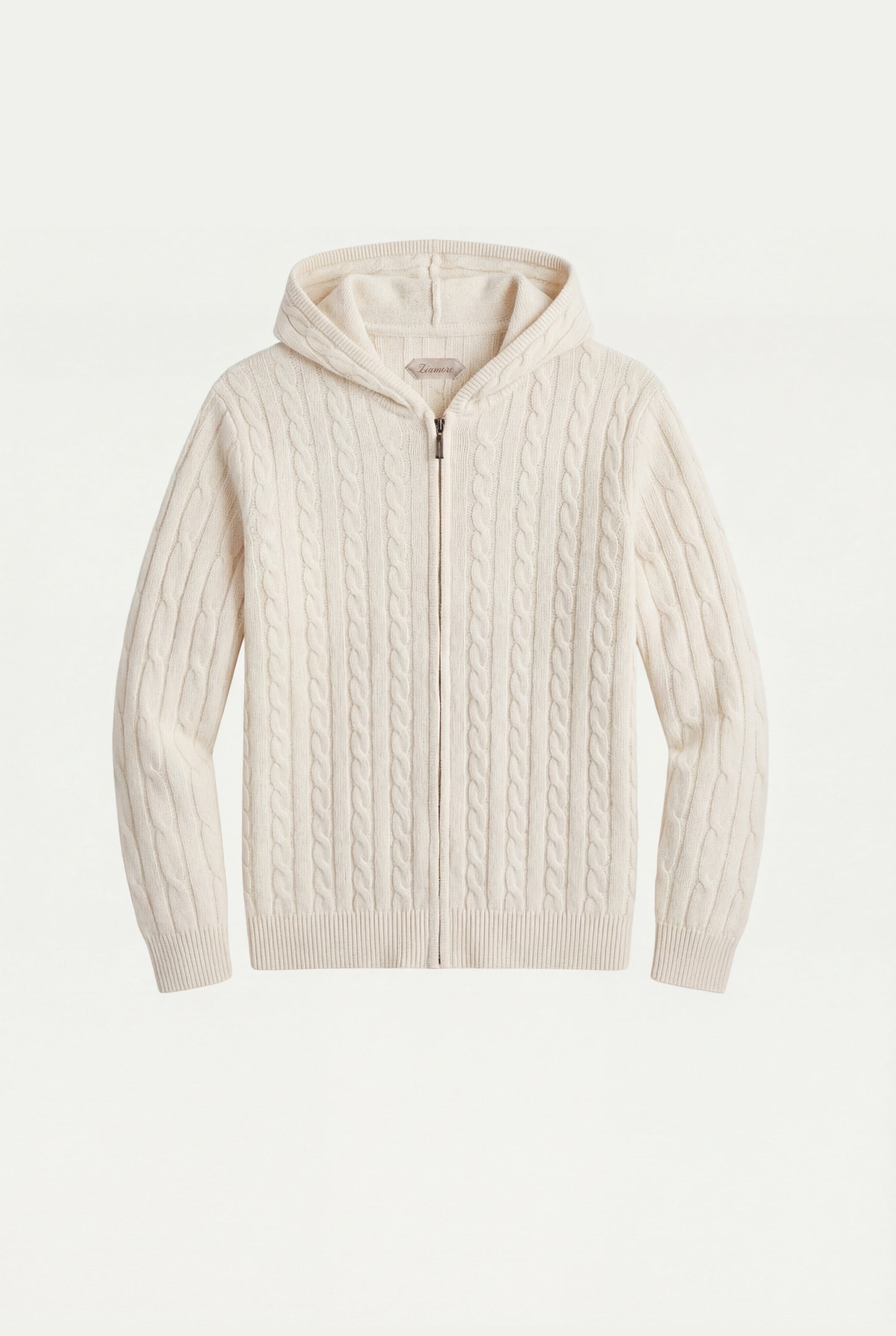 Como Cashmere Hoodie Beige