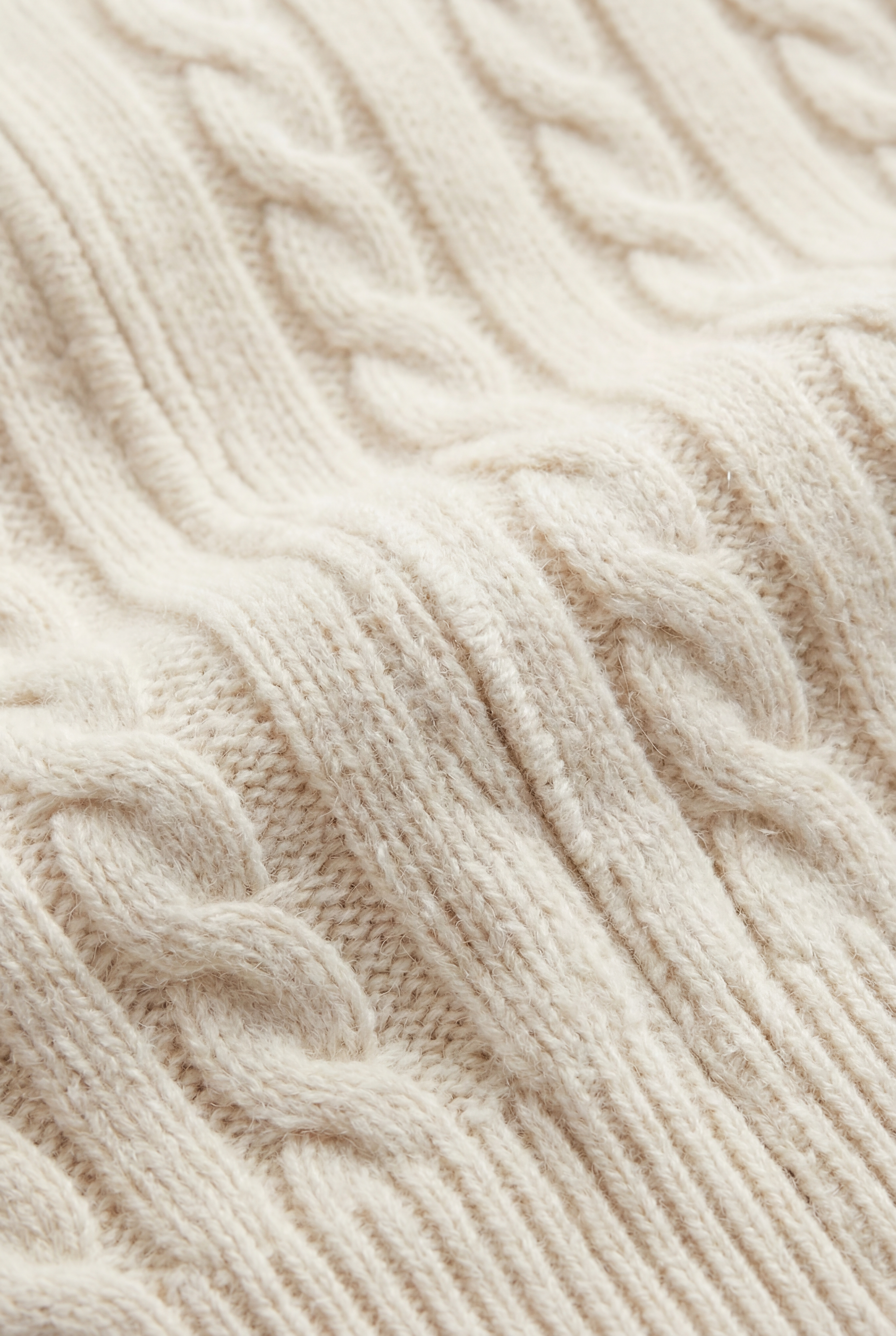 Como Cashmere Hoodie Beige