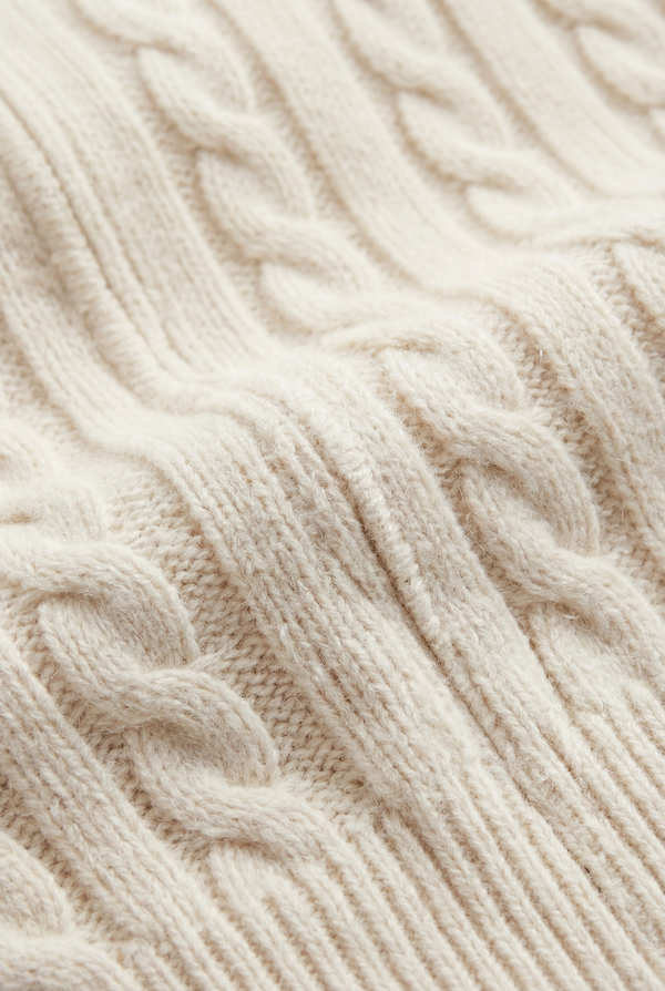 Como Cashmere Hoodie Beige