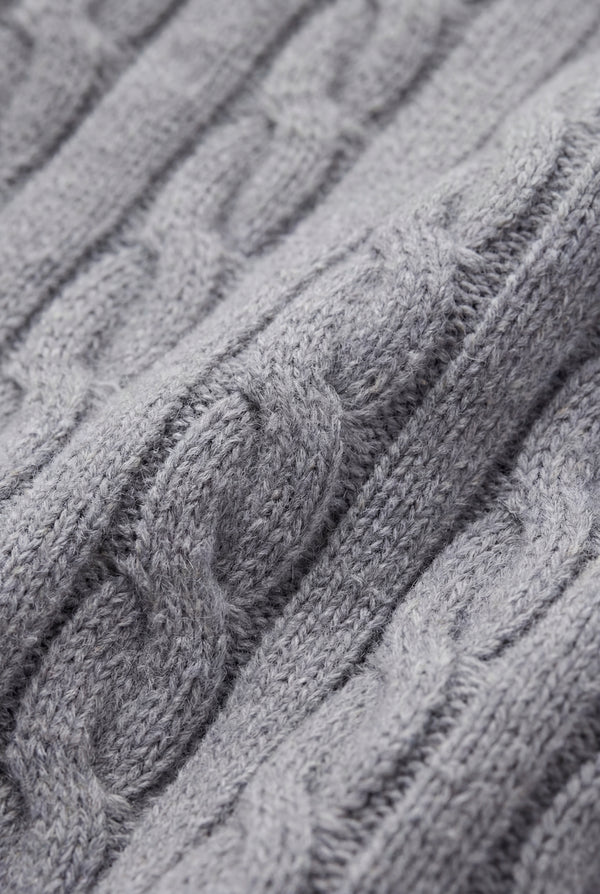 Como Cashmere Hoodie Grey