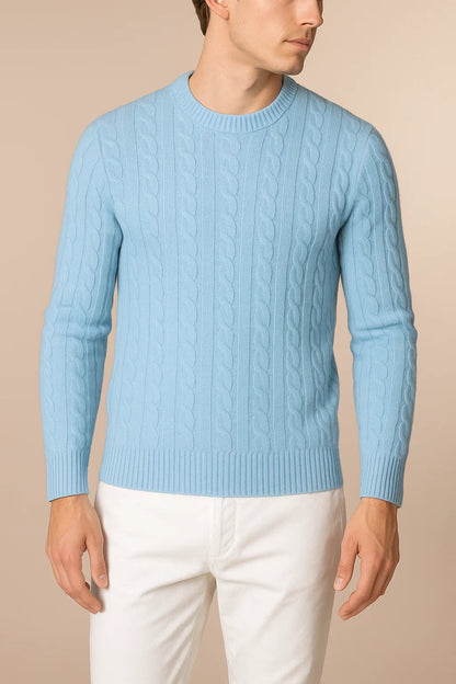 Como Cashmere Knit Baby Blue 2
