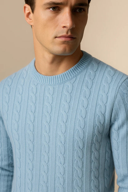 Como Cashmere Knit Baby Blue 3
