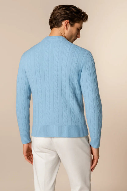 Como Cashmere Knit Baby Blue 4