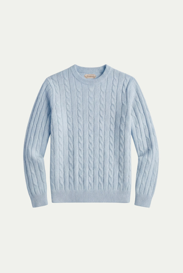 Como Cashmere Knit Baby Blue