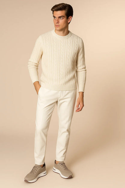 Como Cashmere Knit Beige 1