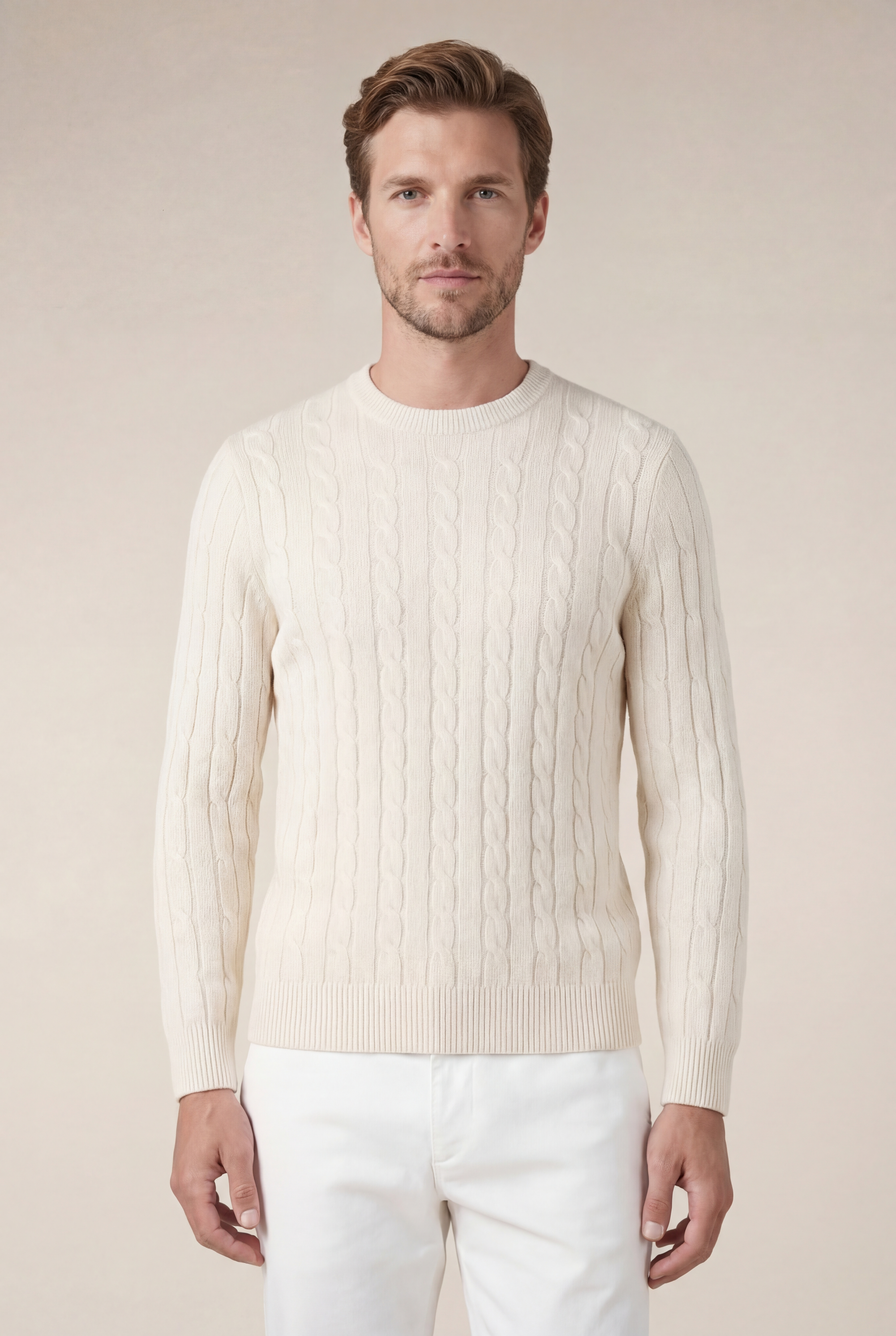 Como Cashmere Knit Beige