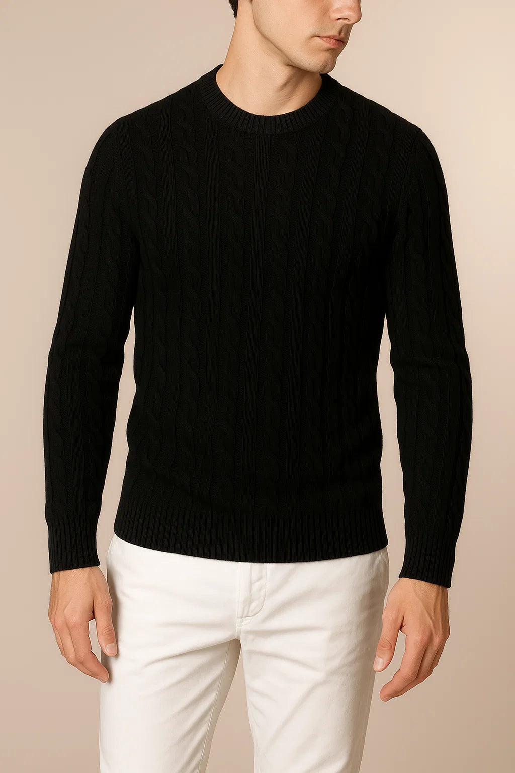 Como Cashmere Knit Black 2
