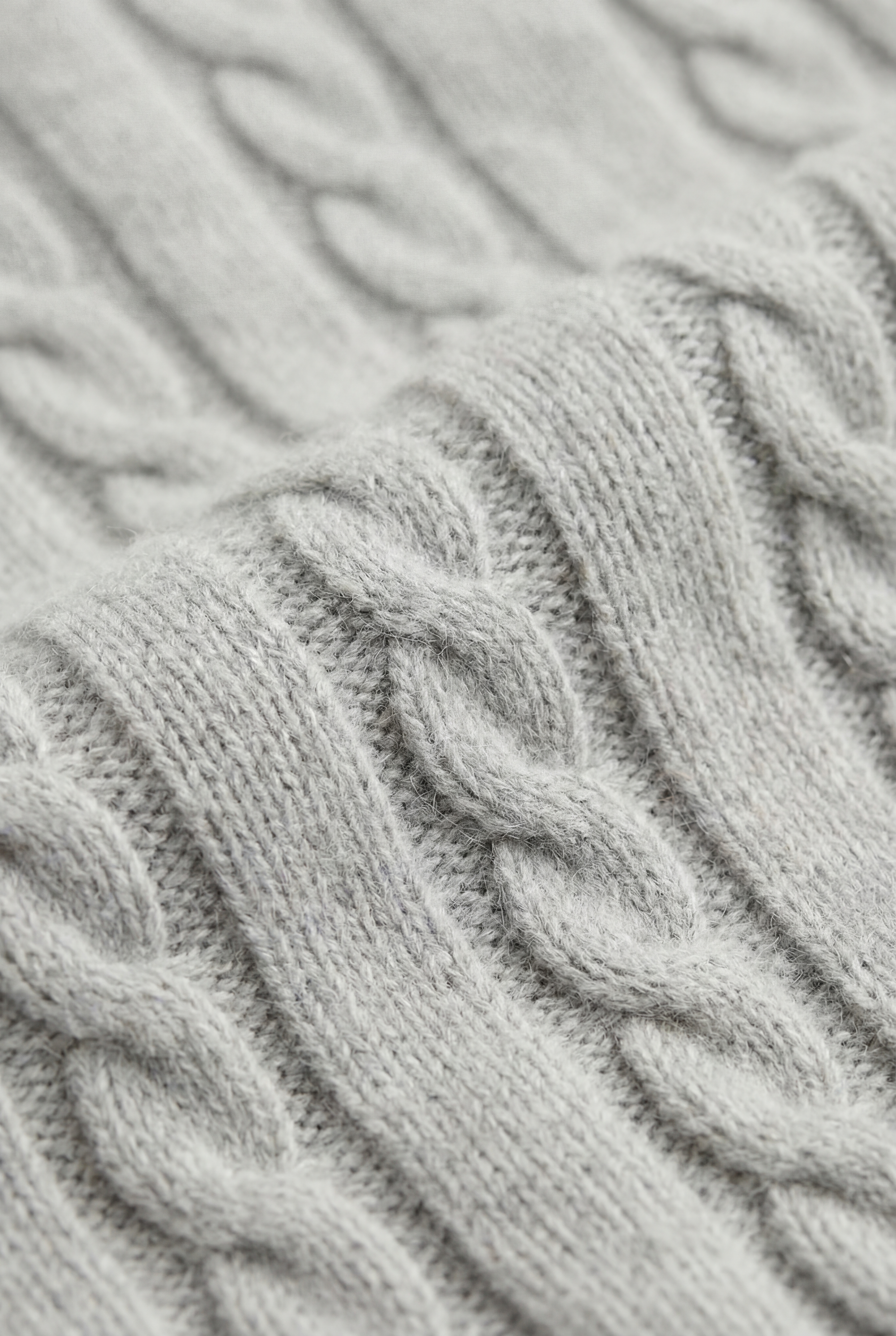 Como Cashmere Knit Light Grey