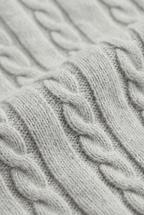 Como Cashmere Knit Light Grey