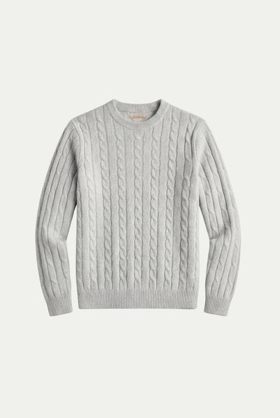 Como Cashmere Knit Light Grey