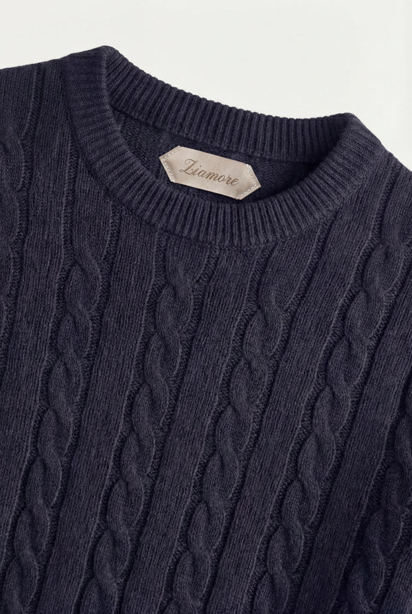 Como Cashmere Knit Navy