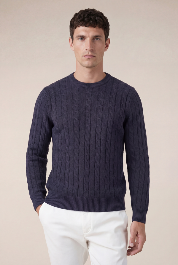 Como Cashmere Knit Navy
