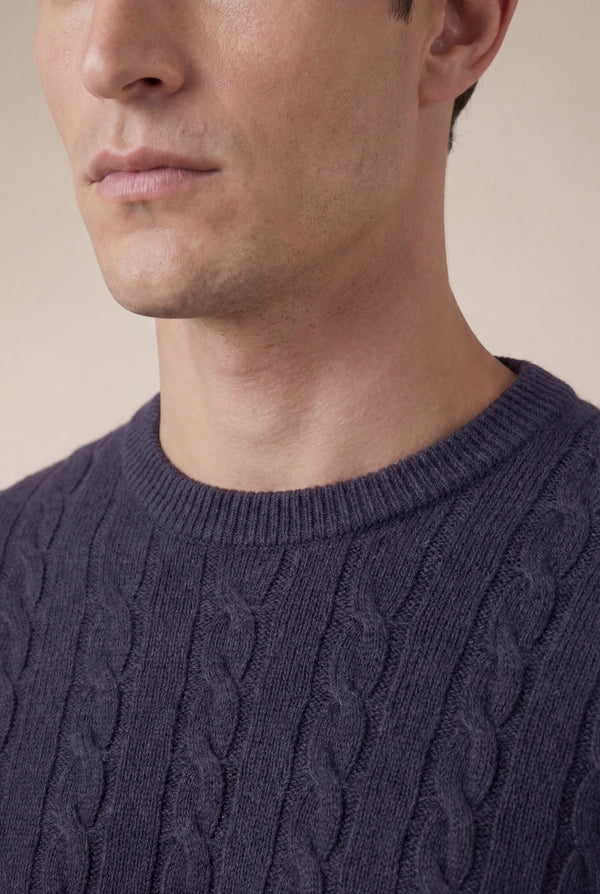 Como Cashmere Knit Navy