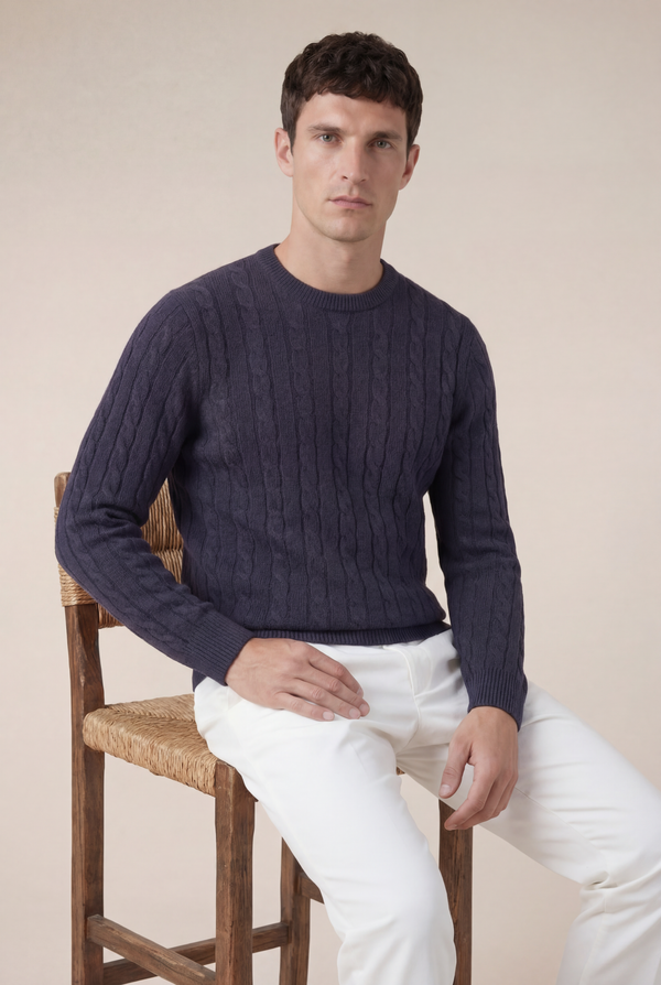 Como Cashmere Knit Navy