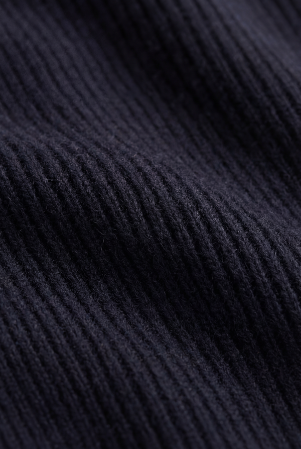 Cortina Cashmere Zip Hoodie Black